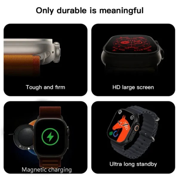 Hk 9 Ultra Max Smart Bluetooth Calling Wireless Watch For Men & Women (random Color) RN Store